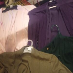 Various lightweight cardigans